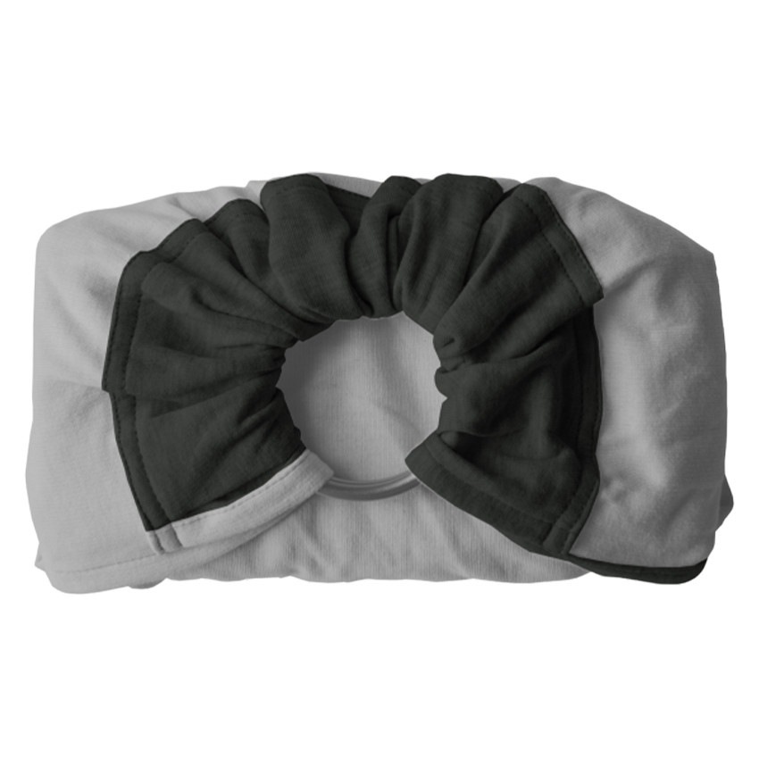 Écharpe de portage sans nœud Tricot Sling Grey Velvet