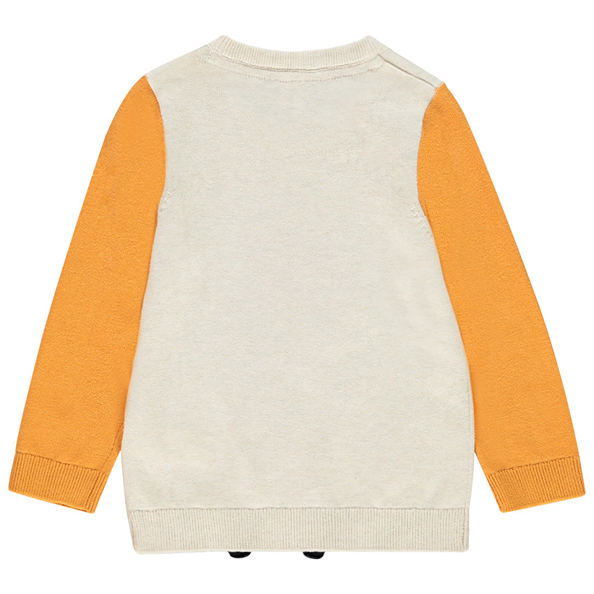 Pull en tricot motif girafe pour bébé garçon 