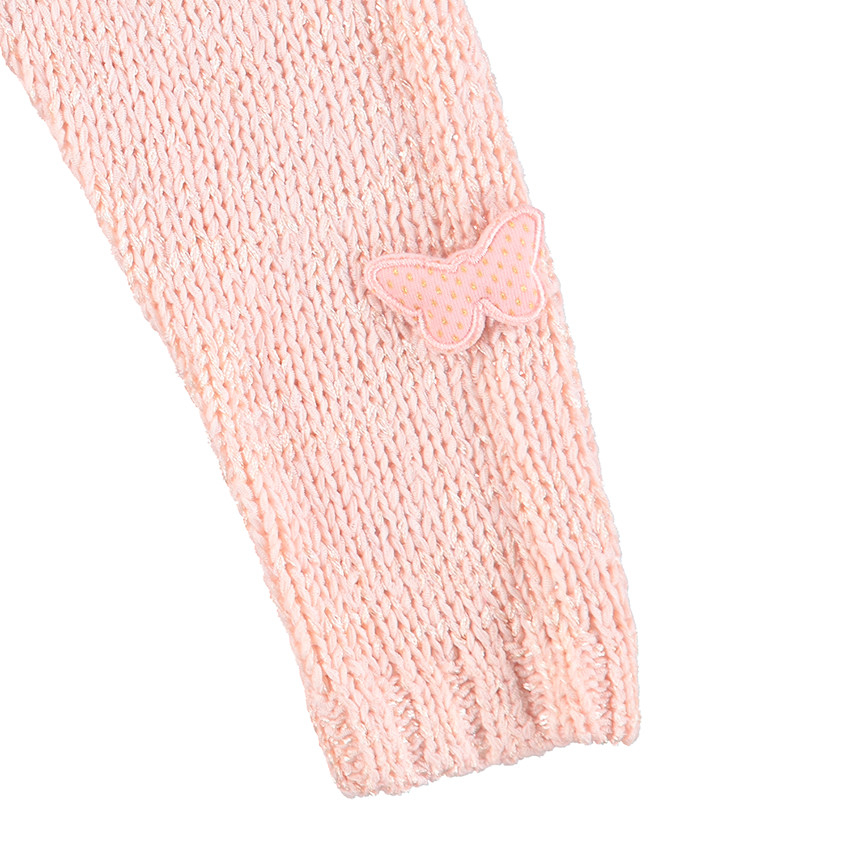 Gilet de cérémonie en tricot avec papillons brodés 