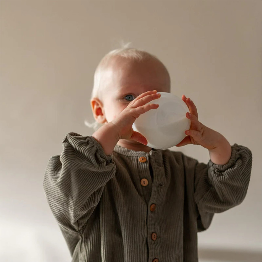 Biberon silicone 150 ml tétine débit lent Nude 