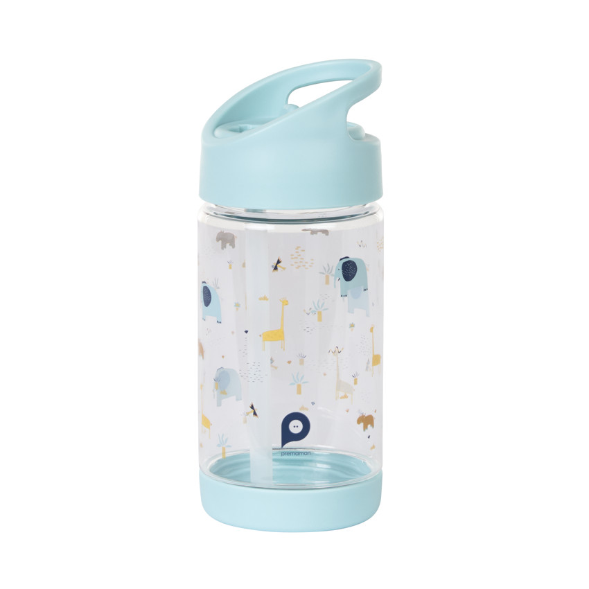 Gourde savane avec paille rétractable - 400ml 