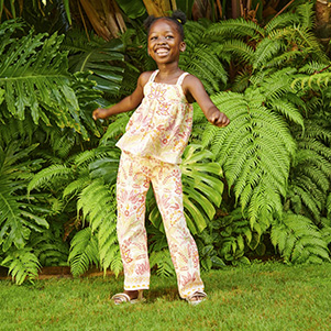 Sunset Palm Trees 3-14 ans